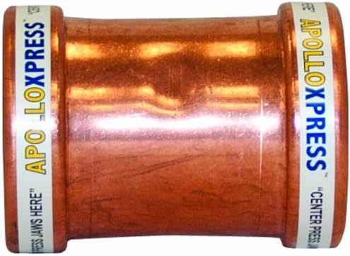 Apollo Valves 10061952 3-Inch C x C Copper Coupling with Stop