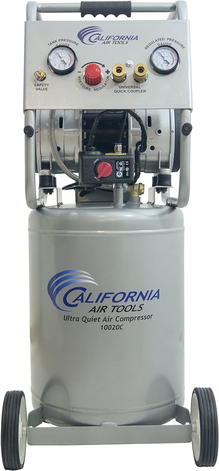 California Air Tools 10020CAD Ultra Quiet Oil-Free Air Compressor 2 Hp 10 Gallons