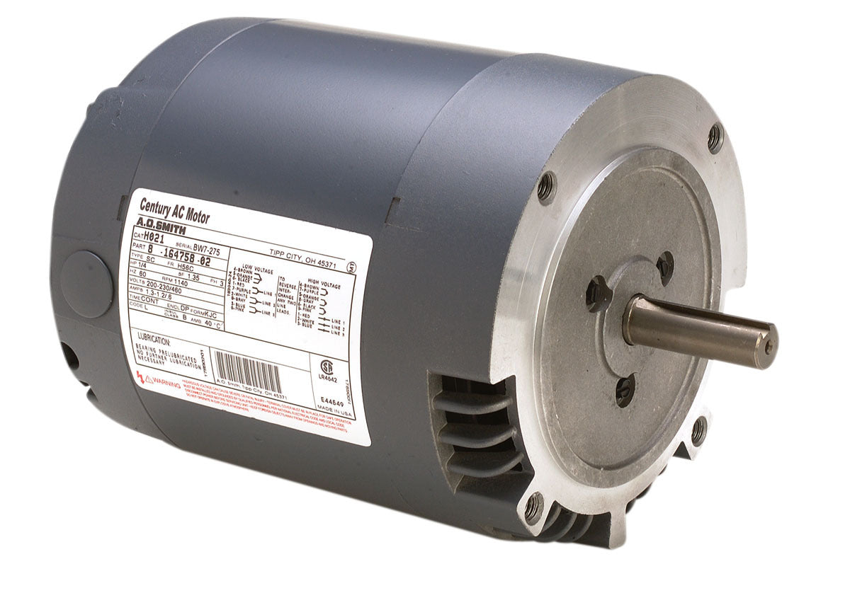 Century UF393 Ventilation Motor 1/4 HP 115V Replacement MPN