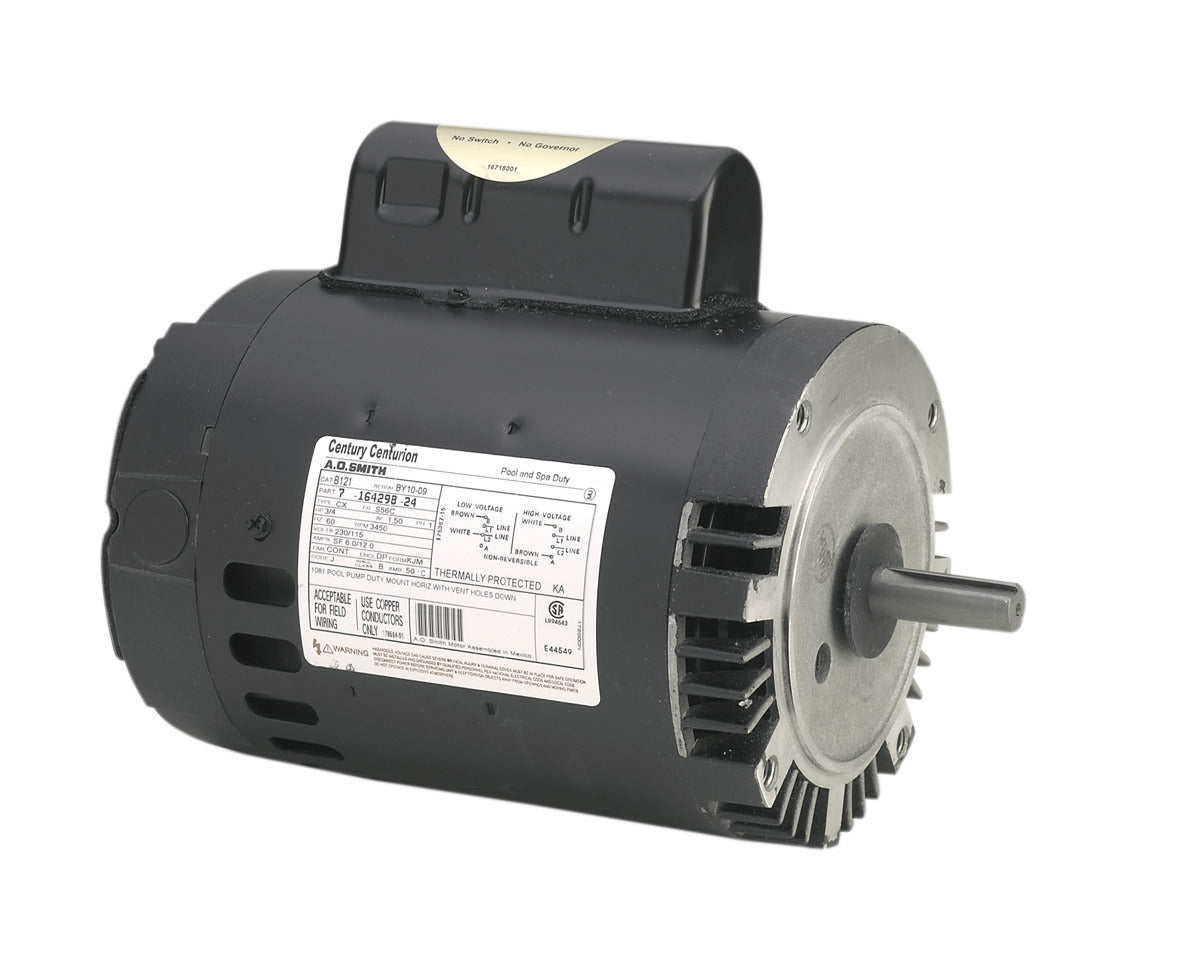 Century UB795 Pool and Spa Motor 1 1/2 HP Single Phase 208-230/115