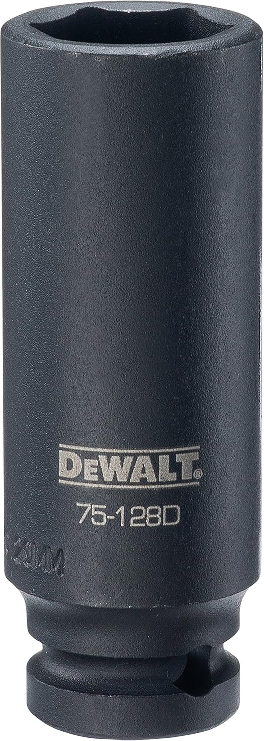 DEWALT DWMT75128B 6 Point 1/2 Drive Deep Impact Socket 20MM