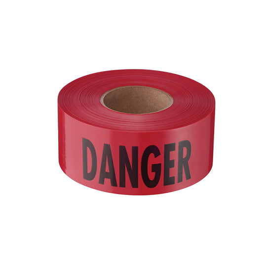 Empire 77-1004 1000 ft. Premium Red Barricade Tape - Danger