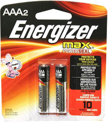 Energizer E92BP-2 Max Alkaline Batteries AAA 2 Each