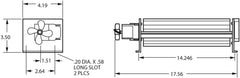 Fasco B22513 Direct Drive Free Air Output Transflo Blower with Sleeve Bearing, 2780rpm, 115V, 60Hz, 1.3amps, 215 CFM