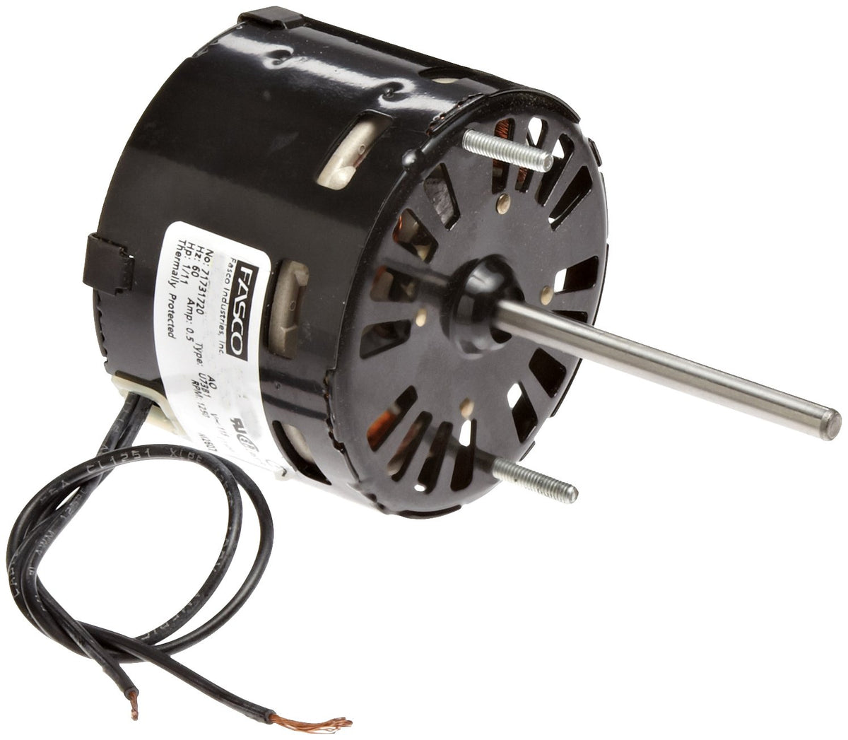 Fasco D1114 OEM Replacement Motor with Sleeve Bearing 1/11HP 115V 1250RPM