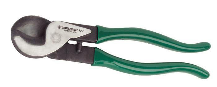 Greenlee 727 10-3/4 2/0 AWG Copper Shearing Cable Cutter