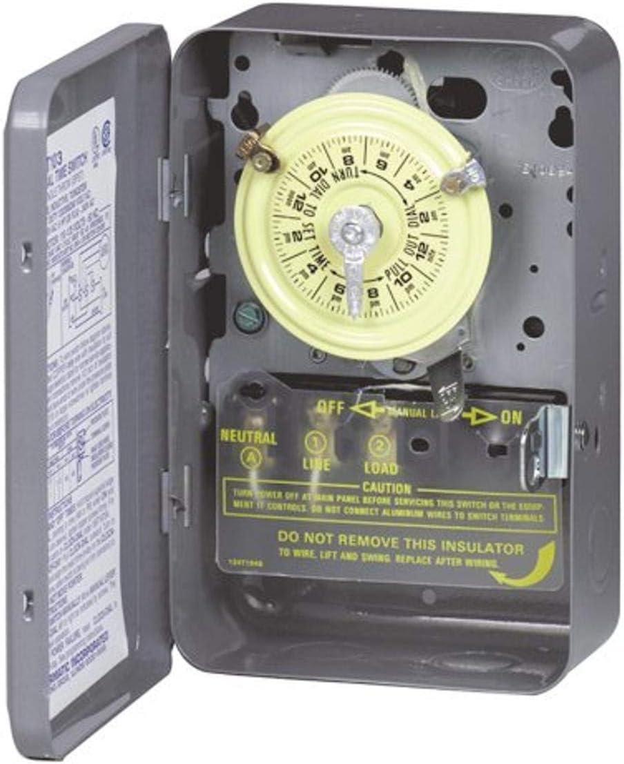 Intermatic T102 Mechanical Time Switch 40A 208-277V SPST NEMA 1