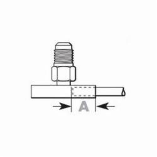 JB Industries A31138 Braze Tee, 1/2 in Nominal, ODS x Access x ODS