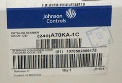 Johnson Controls A70KA-1C Line Volt Mechanical Thermostat, 120 to 600 VAC