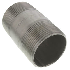 Merit Brass 4024-300 Stainless Steel 304/304L Pipe Fitting, Nipple, Schedule 40 Welded, 1-1/2 x 3 NPT Male