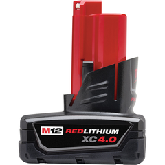 Milwaukee 48-11-2440 M12 REDLITHIUM XC 4 Ah Extended Capacity Battery Pack