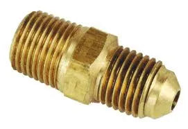 Mueller U1-12E Brass Adapter Fitting 3/4 in. Flare x 3/4 in. MPT