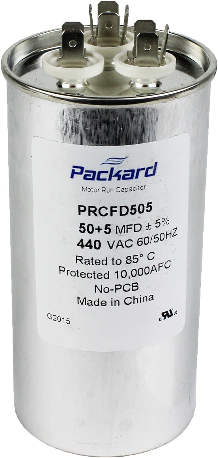 Packard PRCFD505A Motor Run Capacitor Oval / 50/5 uF / 440