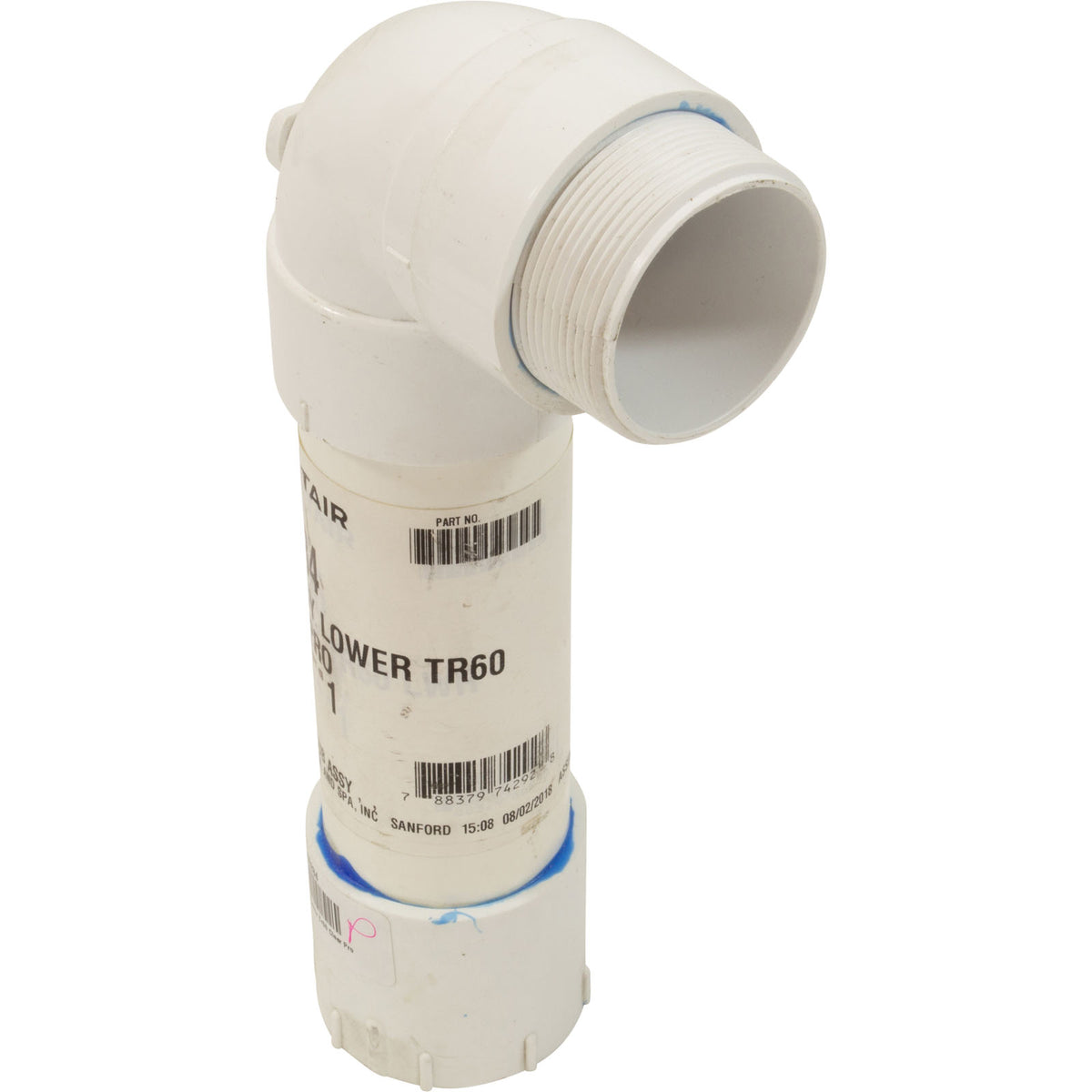 Pentair 155284 Clear Lower Piping Assembly Replacement Triton II TR 60 Pool and Spa Sand Filter