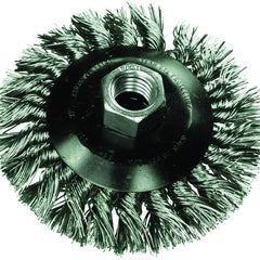 Pferd 82316 4 Mini Crimped Wire Wheel - .014 SS Wire, 5/8-11 Thread