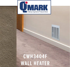 Qmark CWH3404F Electric Wall Heater for Home and Commercial Use 4000 Watt 240 Volt