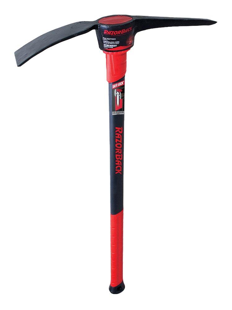 Razor-Back 4115000 2.5 lb. Pick Mattock with Fiberglass Handle