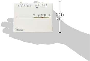 Robertshaw 9200H Deluxe Mechanical Heat and Cool Thermostat, 24 Volt