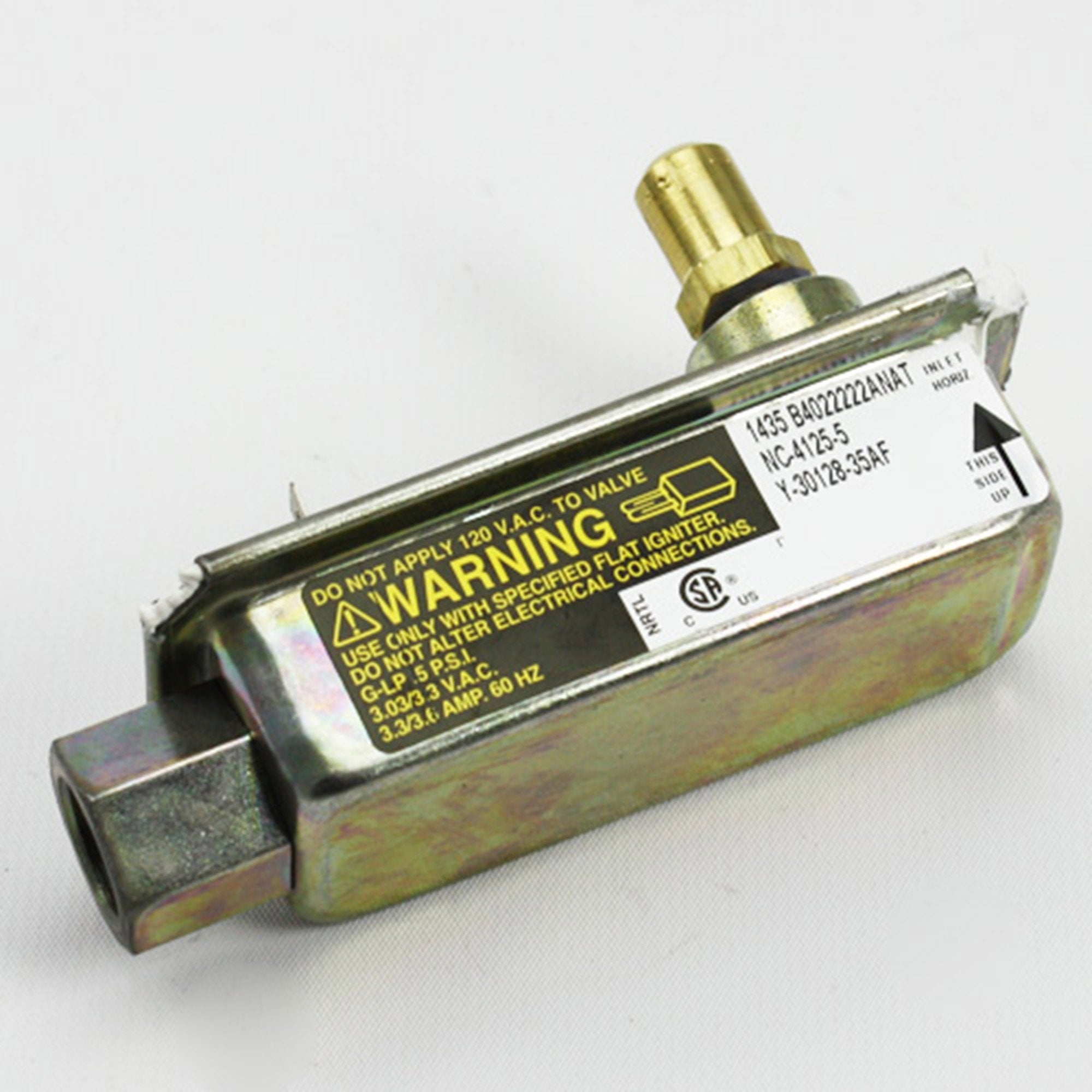 Robertshaw Y-30128-AF35 Bimetal Gas Valve