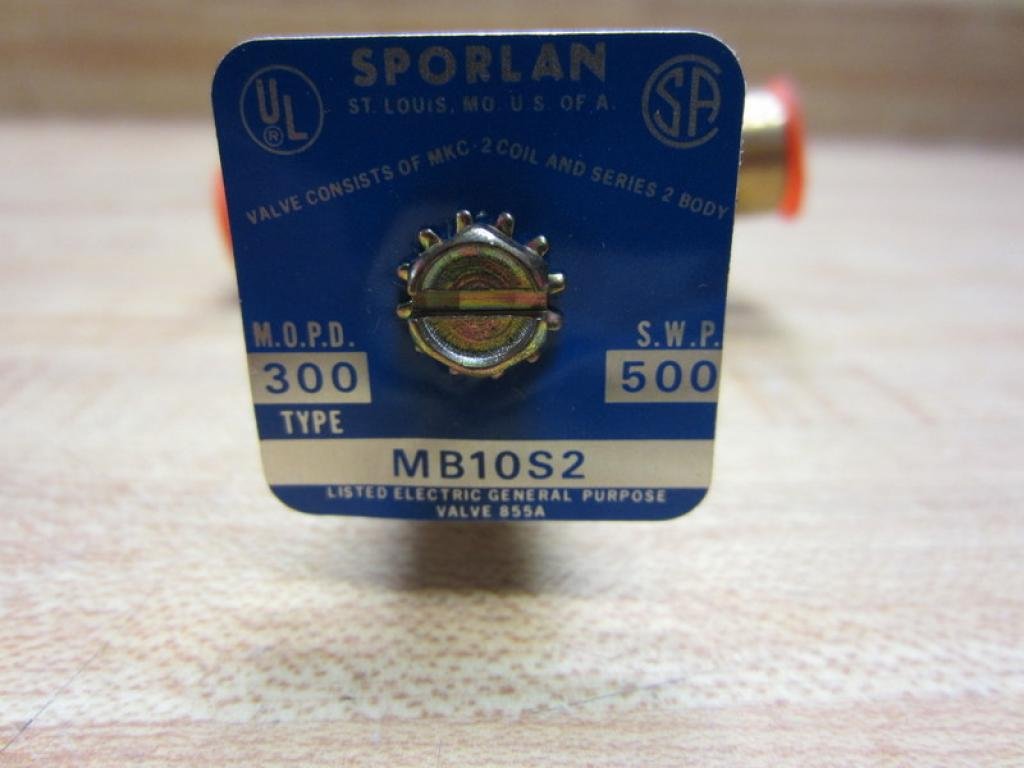 Sporlan MB10S2 Solenoid Valve Less Coil 5/8 Inch ODF x 3/4 Inch ODM