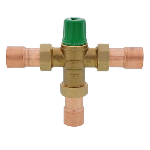 Taco 5004-C3 Series 5000 Mixing Valve, 1 Sweat Connection, Forged Brass