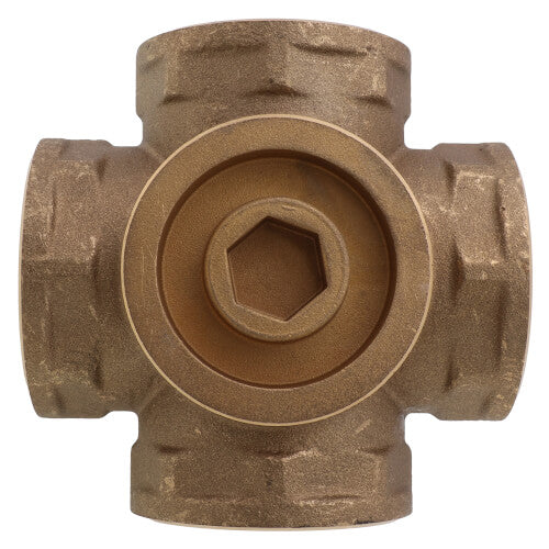 Tekmar Controls 724 2 Brass 4-Way Mixing Valve