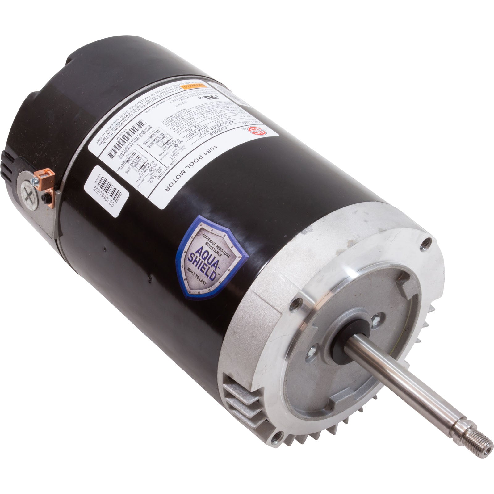 US Motors ASB668 Nidec Motor Corporation 3/4 hp Full Rated Motor C Flange CZ - Booster Pump ASB668