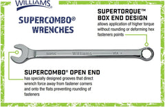 Williams 1218SC Super Combo Combination Wrench, 9/16-Inch