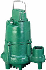 Zoeller 98-0002 Flow-Mate Non-Automatic Cast Iron Effluent Sump Pump - 115 V, 1/2 HP