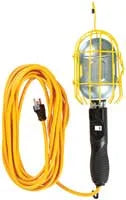 Coleman Cable 5857 Yellow Trouble Light 16/3 AWG 16 Feet