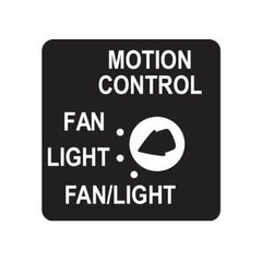 Delta Breez SIG80-110MHLED Fan with Light and Motion Sensor