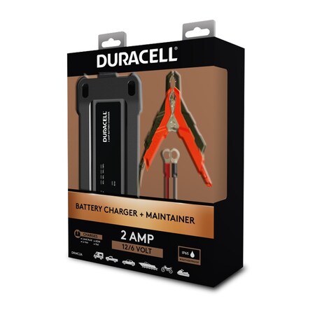 Duracell DRMC2A Battery Charger & Maintainer, 2 Amp