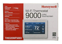 Honeywell TH9320WF5003/U WiFi 9000 Color Touchscreen Thermostat