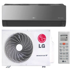 LG LA090HSV5 9,000 BTU 21.5 SEER Art Cool Mirror Single Zone Heat/Cool Package