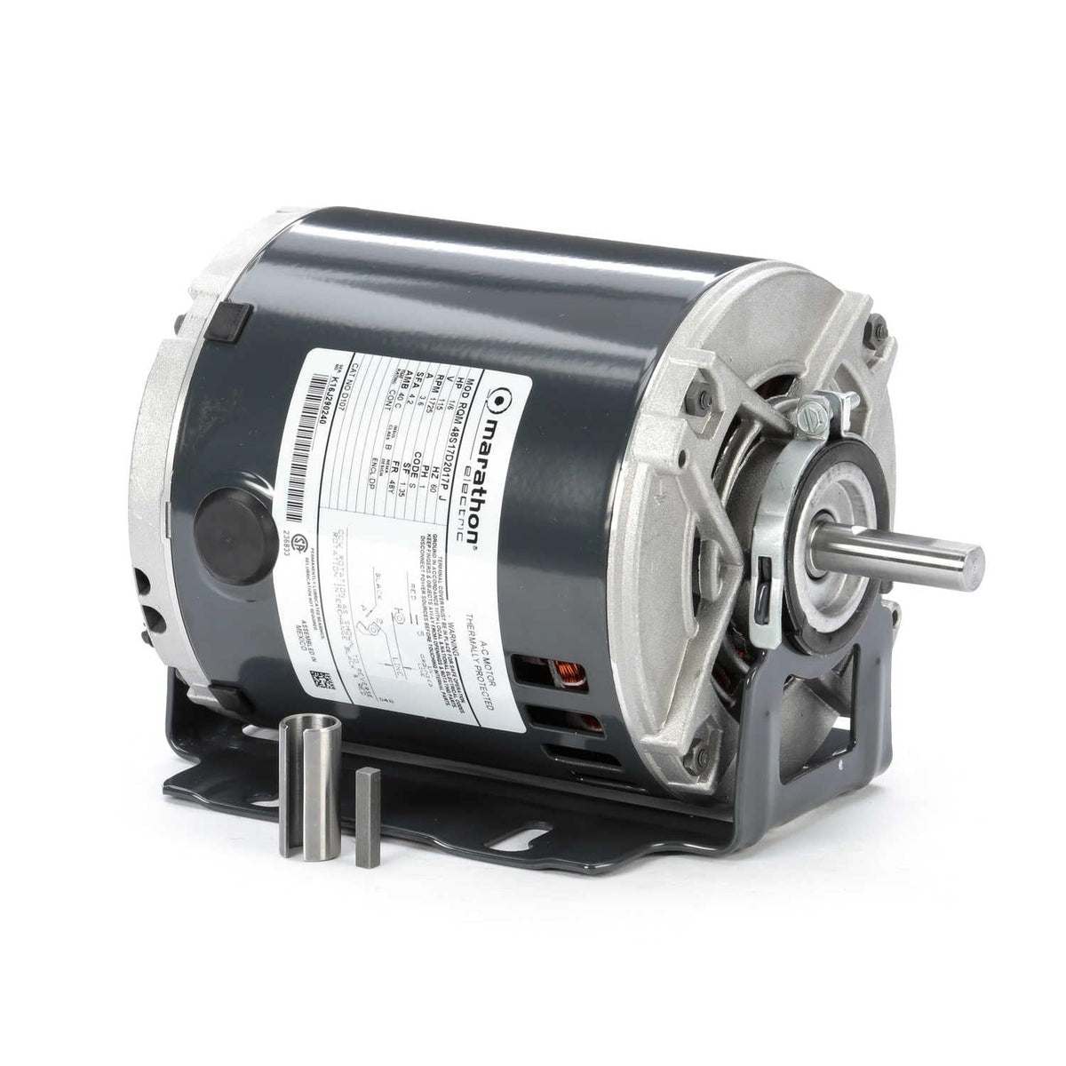 Marathon Electric MD107 Marathon D107 48Y Frame 48S17D2017 Open Drip Proof Belt Drive Motor 1/6 hp 115 VAC