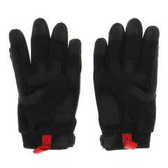 Milwaukee 48-22-8731 Demolition Gloves, M, Leather Palm, Black/Red