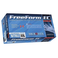 Microflex FFE-775-XL Blue Nitrile Freeform EC Gloves X-Large (Pack of 500)