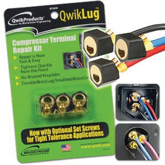 Qwik Products QT2910 QwikLug Compressor Terminal Repair Kit 10 AWG 4' Lead