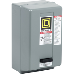 Square D 8536SAG11V01S 24 VAC 9 Amp 1 Hp 2-Pole NEMA 1 Full Voltage Non-Reversing Magnetic Starter