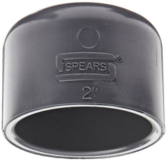 Spears 847-020 PVC Pipe Fitting Cap Schedule 80 2 Socket