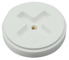 Sioux Chief 878-40 4 Slotted Polypro Flush Plug w/ Threaded Brass Insert