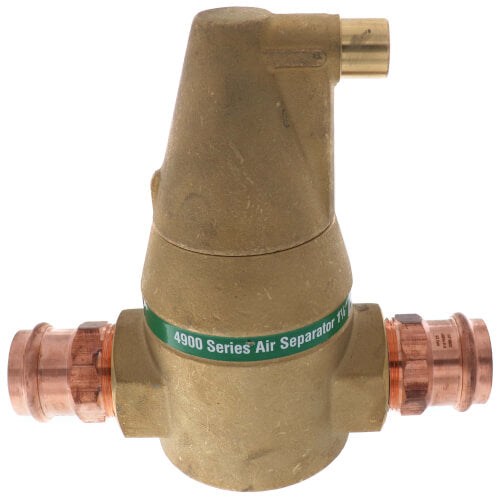 Taco 49-125P-1 Vortech® 1-1/4 in. Press Brass In-line Air Separator