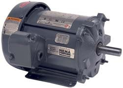 U.S. Motors C32P1B Electric Motor 1.5 HP TEFC 3-Phase 3505 RPM