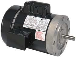 U.S. Motors T2C1J14CR Capacitor-Start General Purpose Motor, 2 HP, 145TC Frame, 115/208-230V AC Voltage