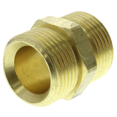 Uponor A4322020 Coupling Nipple R20 125 psi Brass