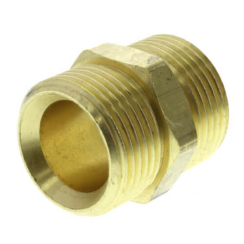 Uponor A4322020 Coupling Nipple R20 125 psi Brass