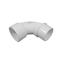 Waterway Plastics 411-9140 2.5 S x 2.5 in. SPG Sweep Street PVC Fitting 90 deg Elbow