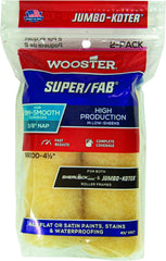 Wooster RR300-4 1/2 Super/Fab Jumbo-Koter Paint Roller, 3/8 in Nap, 4-1/2 in L