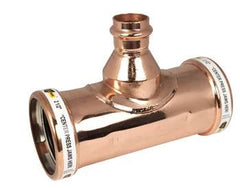 Apollo 10068084 4 x 4 x 1 in. Copper Press Reducing Tee