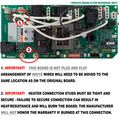 Balboa 54385-03 Printed Circuit Board for VS511SZ